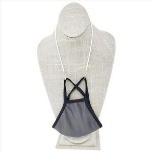 Bead Mask Chains - White